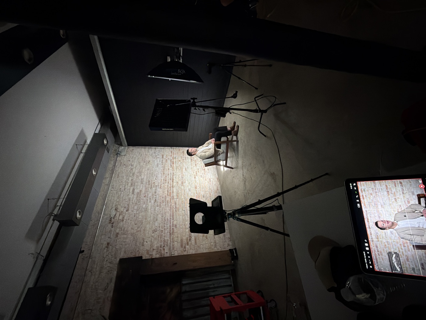 On set at an Insight shoot